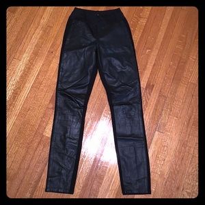 NWOT Paige Paloma Leather Leggings